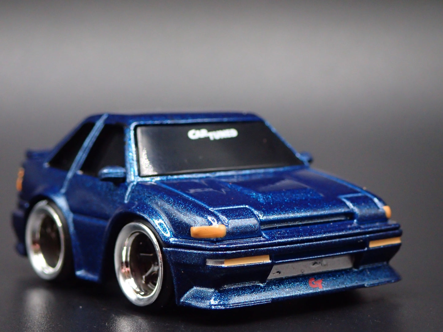 1983-1987 TOYOTA COROLLA CAR TUNED BLUE JDM 1/64 SCALE DIORMA DIECAST MODEL CAR