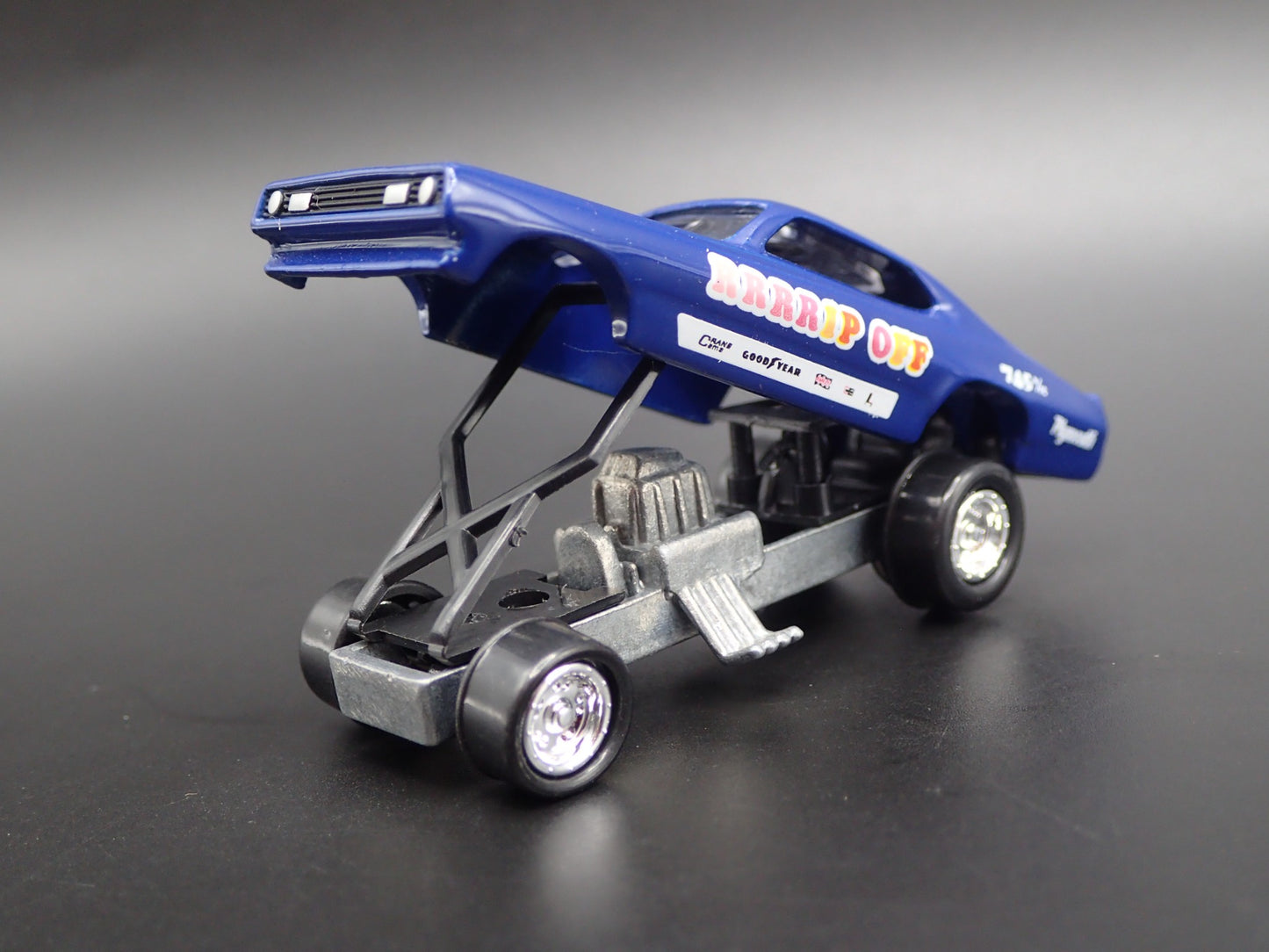 1971 71 PLYMOUTH DUSTER NHRA FUNNY CAR RRRRIP OFF  1/64 SCALE DIECAST MODEL CAR