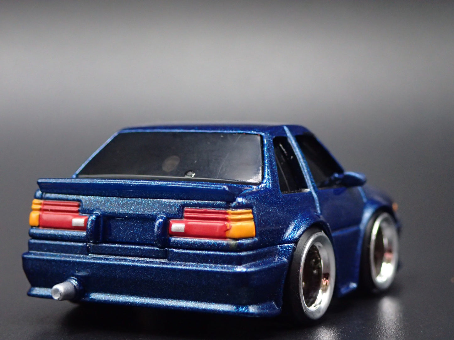 1983-1987 TOYOTA COROLLA CAR TUNED BLUE JDM 1/64 SCALE DIORMA DIECAST MODEL CAR