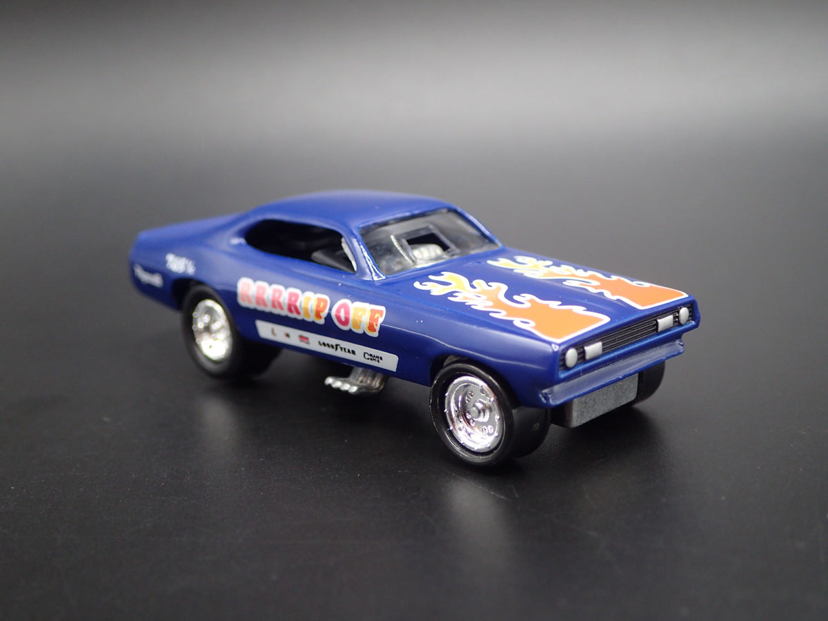1971 71 PLYMOUTH DUSTER NHRA FUNNY CAR RRRRIP OFF  1/64 SCALE DIECAST MODEL CAR