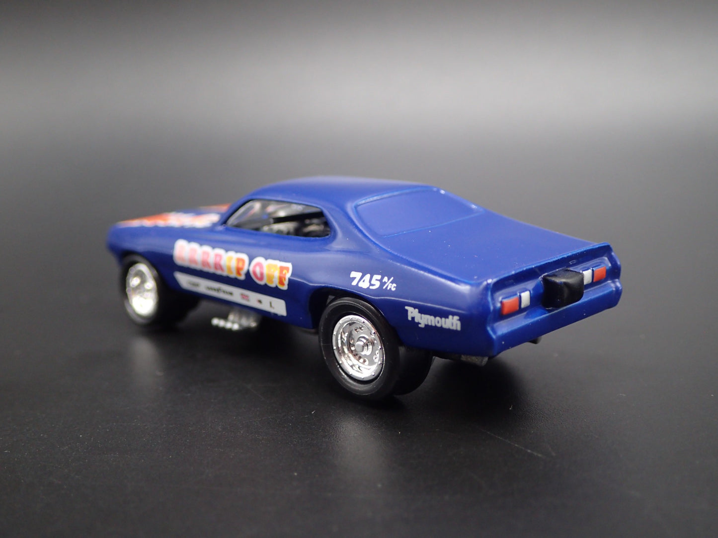 1971 71 PLYMOUTH DUSTER NHRA FUNNY CAR RRRRIP OFF  1/64 SCALE DIECAST MODEL CAR