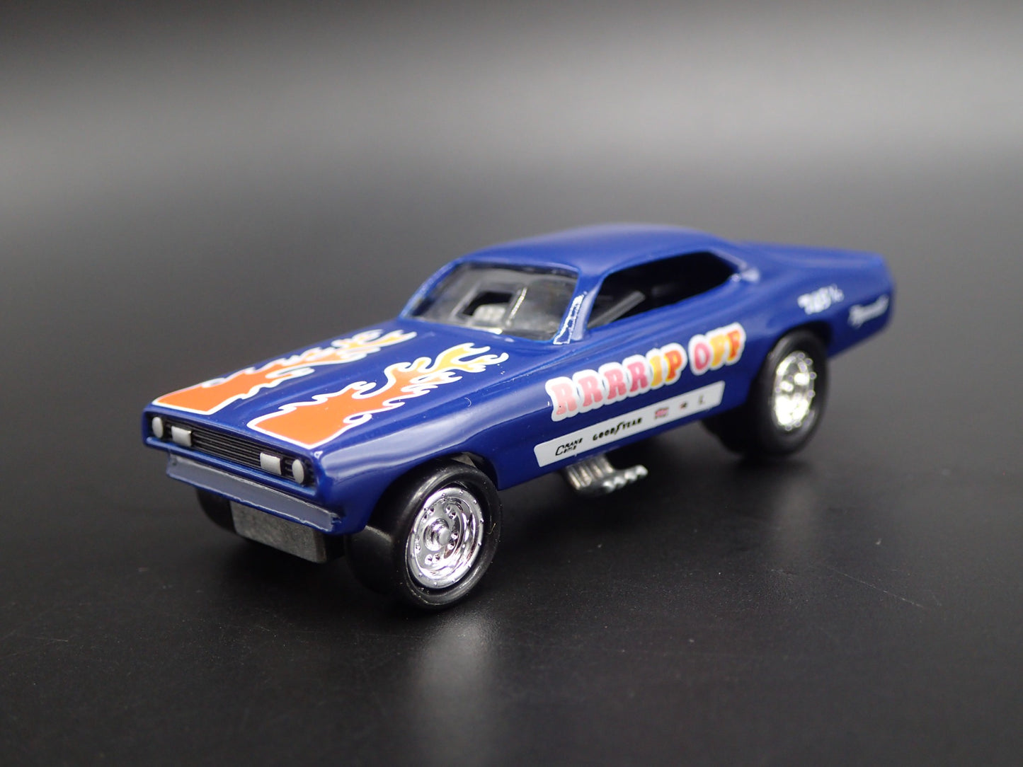 1971 71 PLYMOUTH DUSTER NHRA FUNNY CAR RRRRIP OFF  1/64 SCALE DIECAST MODEL CAR
