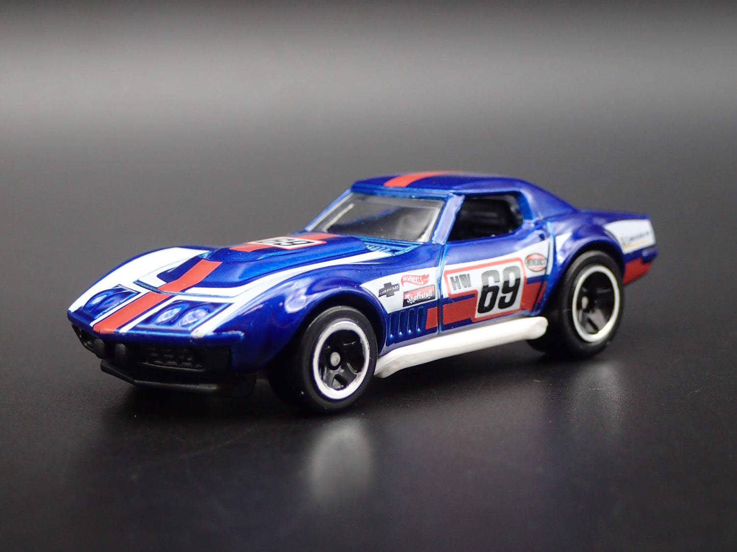 1969 69 CHEVY CHEVROLET COPO CORVETTE RACING BLUE 1:64 SCALE DIECAST MODEL CAR