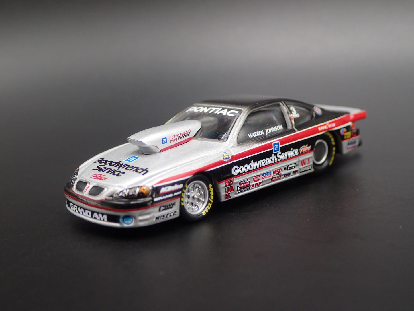 2001 PONTIAC GRAND AM PRO STOCK WARREN JOHNSON GM 1:64 SCALE DIECAST MODEL CAR