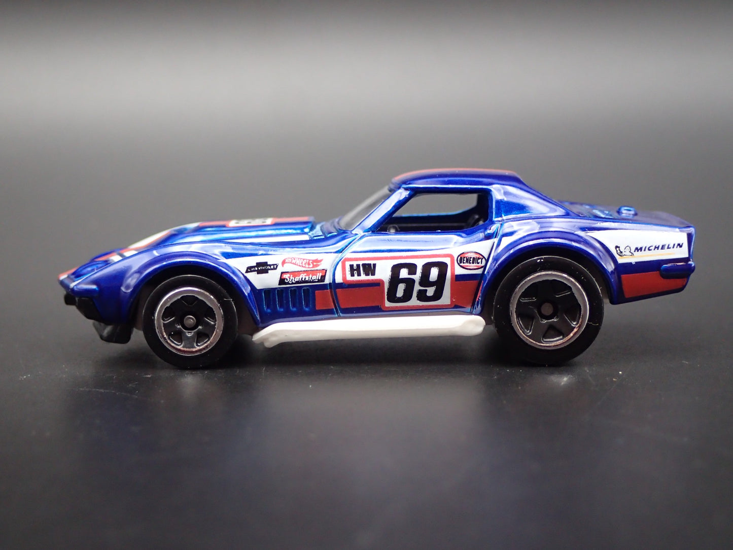1969 69 CHEVY CHEVROLET COPO CORVETTE RACING BLUE 1:64 SCALE DIECAST MODEL CAR