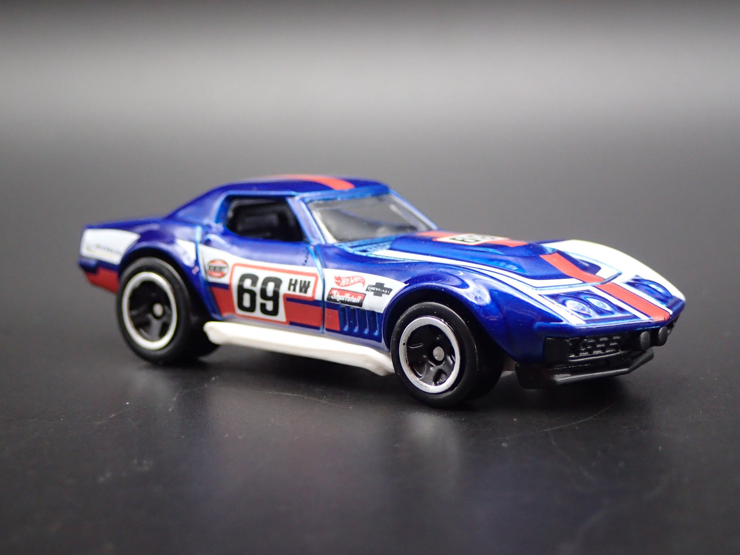 1969 69 CHEVY CHEVROLET COPO CORVETTE RACING BLUE 1:64 SCALE DIECAST MODEL CAR