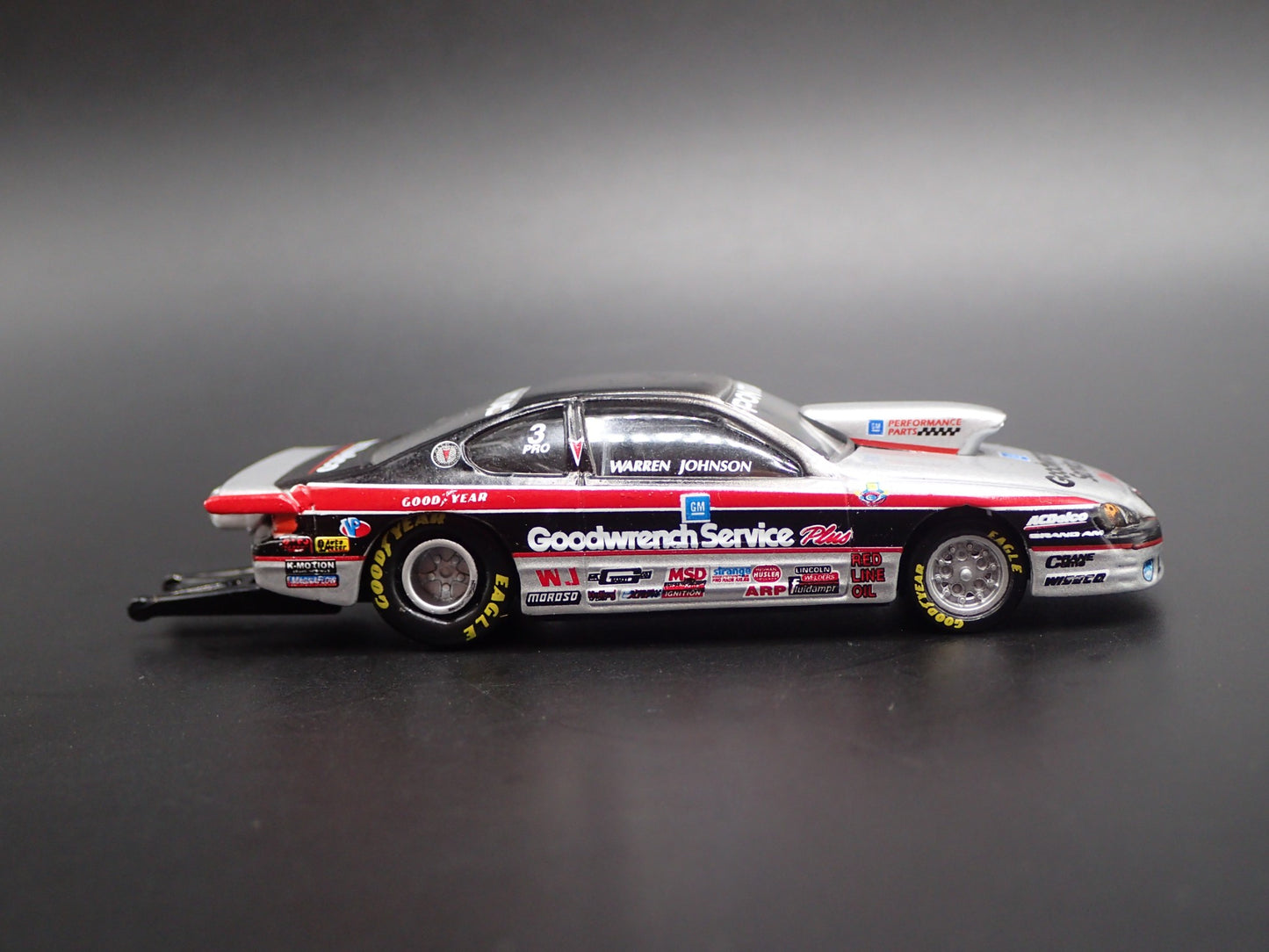 2001 PONTIAC GRAND AM PRO STOCK WARREN JOHNSON GM 1:64 SCALE DIECAST MODEL CAR