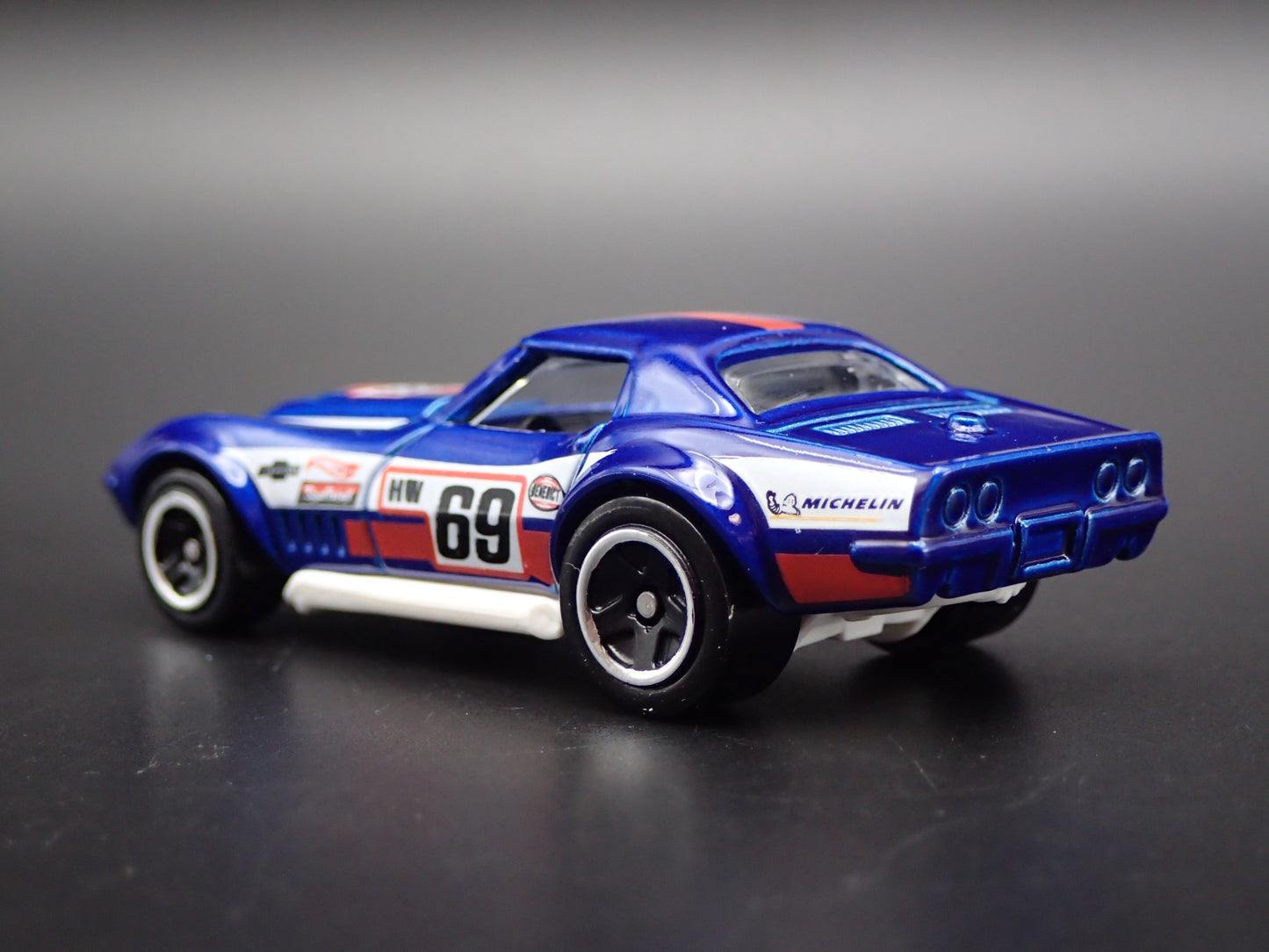 1969 69 CHEVY CHEVROLET COPO CORVETTE RACING BLUE 1:64 SCALE DIECAST MODEL CAR
