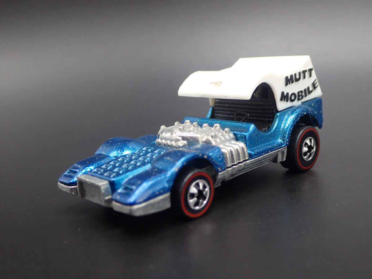 MUTT MOBILE HOT ROD BARN FIND PAINT FLAKE 1/64 SCALE DIORAMA DIECAST MODEL CAR-Burning Rubber Toy Company