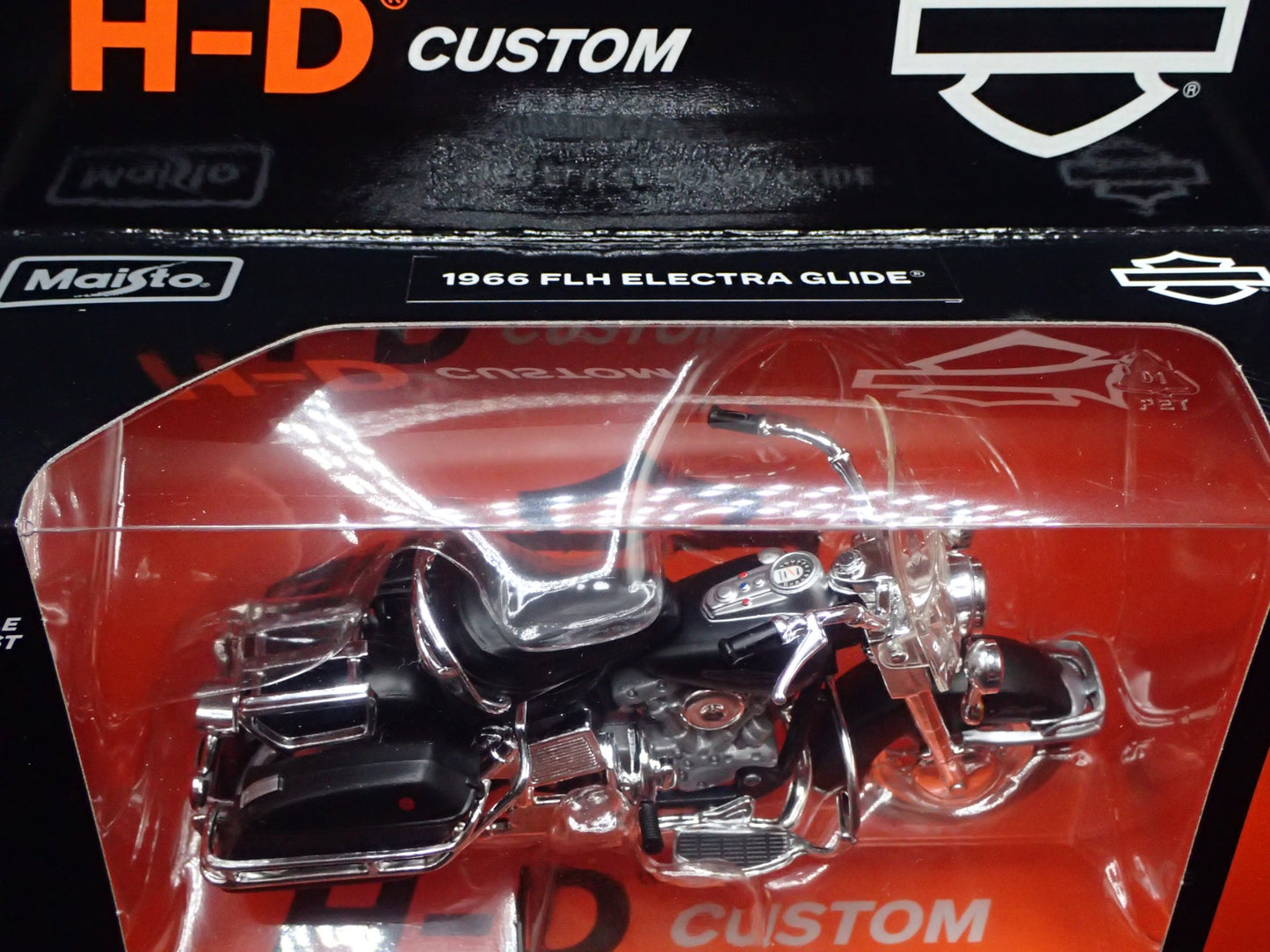 1966 66 FLH ELECTRA GLIDE HARLEY DAVIDSON SERIES 41 1/18 DIECAST MOTORCYCLE BIKE