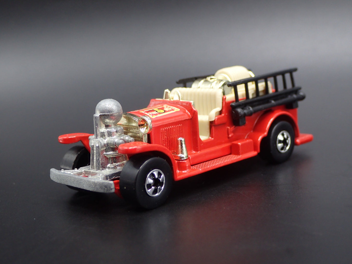 OLD NUMBER 5 FIRE TRUCK RED 1:64 SCALE COLLECTIBLE DIORAMA DIECAST MODEL CAR