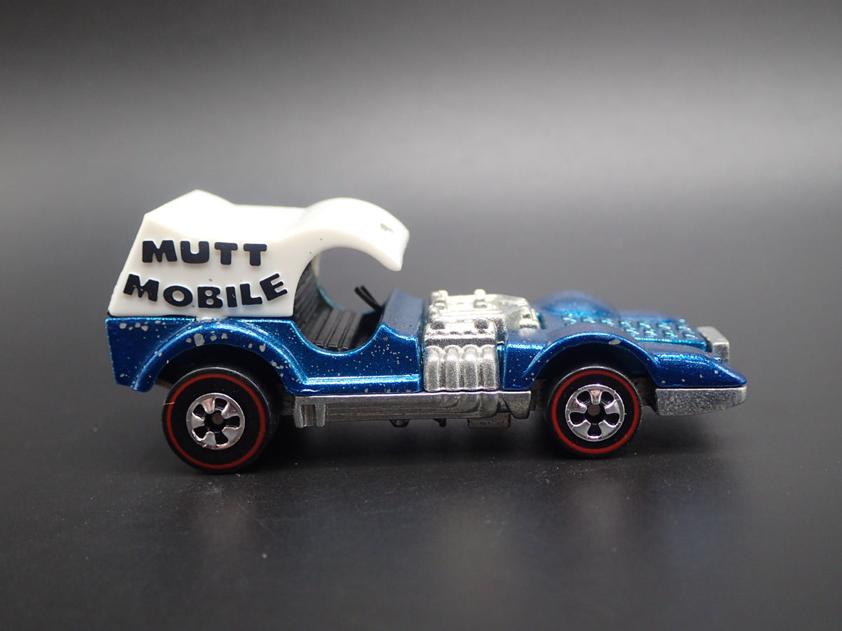 MUTT MOBILE HOT ROD BARN FIND PAINT FLAKE 1/64 SCALE DIORAMA DIECAST MODEL CAR-Burning Rubber Toy Company