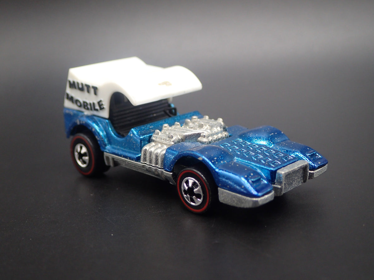 MUTT MOBILE HOT ROD BARN FIND PAINT FLAKE 1/64 SCALE DIORAMA DIECAST MODEL CAR-Burning Rubber Toy Company