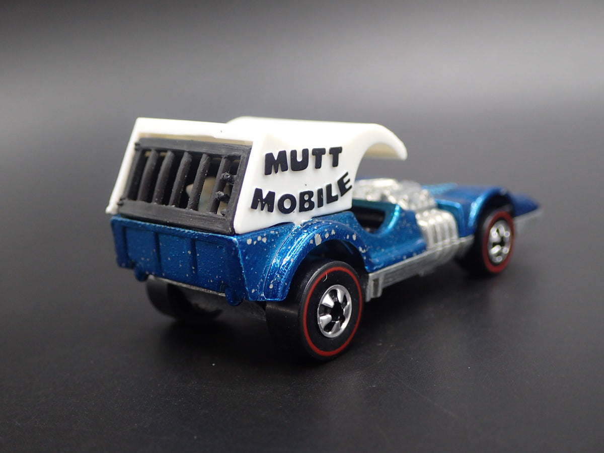 MUTT MOBILE HOT ROD BARN FIND PAINT FLAKE 1/64 SCALE DIORAMA DIECAST MODEL CAR-Burning Rubber Toy Company