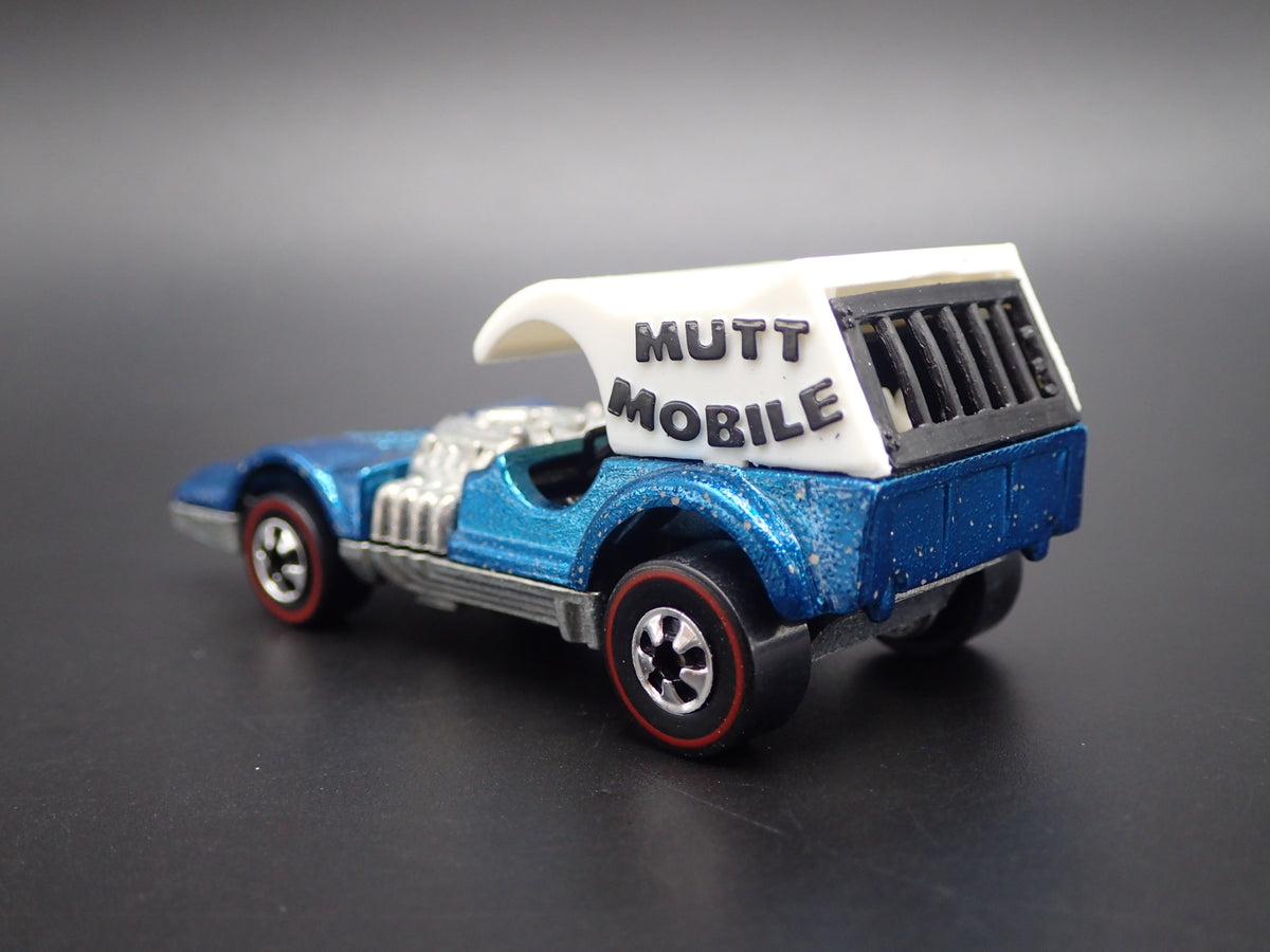 MUTT MOBILE HOT ROD BARN FIND PAINT FLAKE 1/64 SCALE DIORAMA DIECAST MODEL CAR-Burning Rubber Toy Company