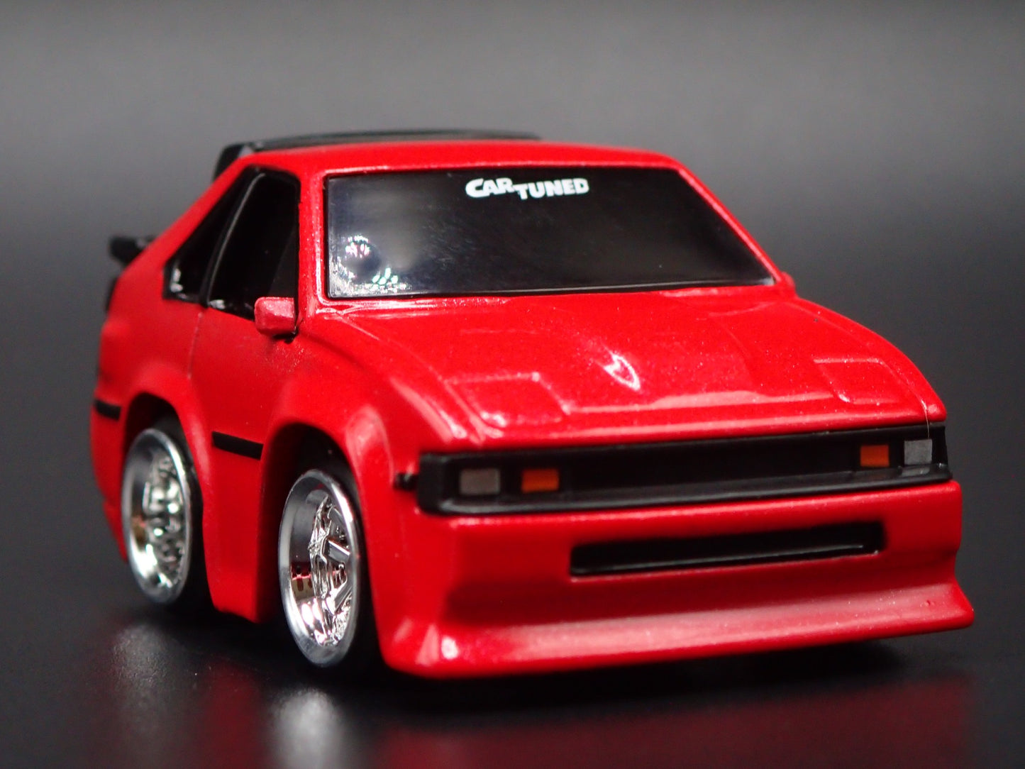 1982-1986 TOYOTA CELICA SUPRA CAR TUNED RED JDM 1/64 SCALE DIECAST MODEL CAR