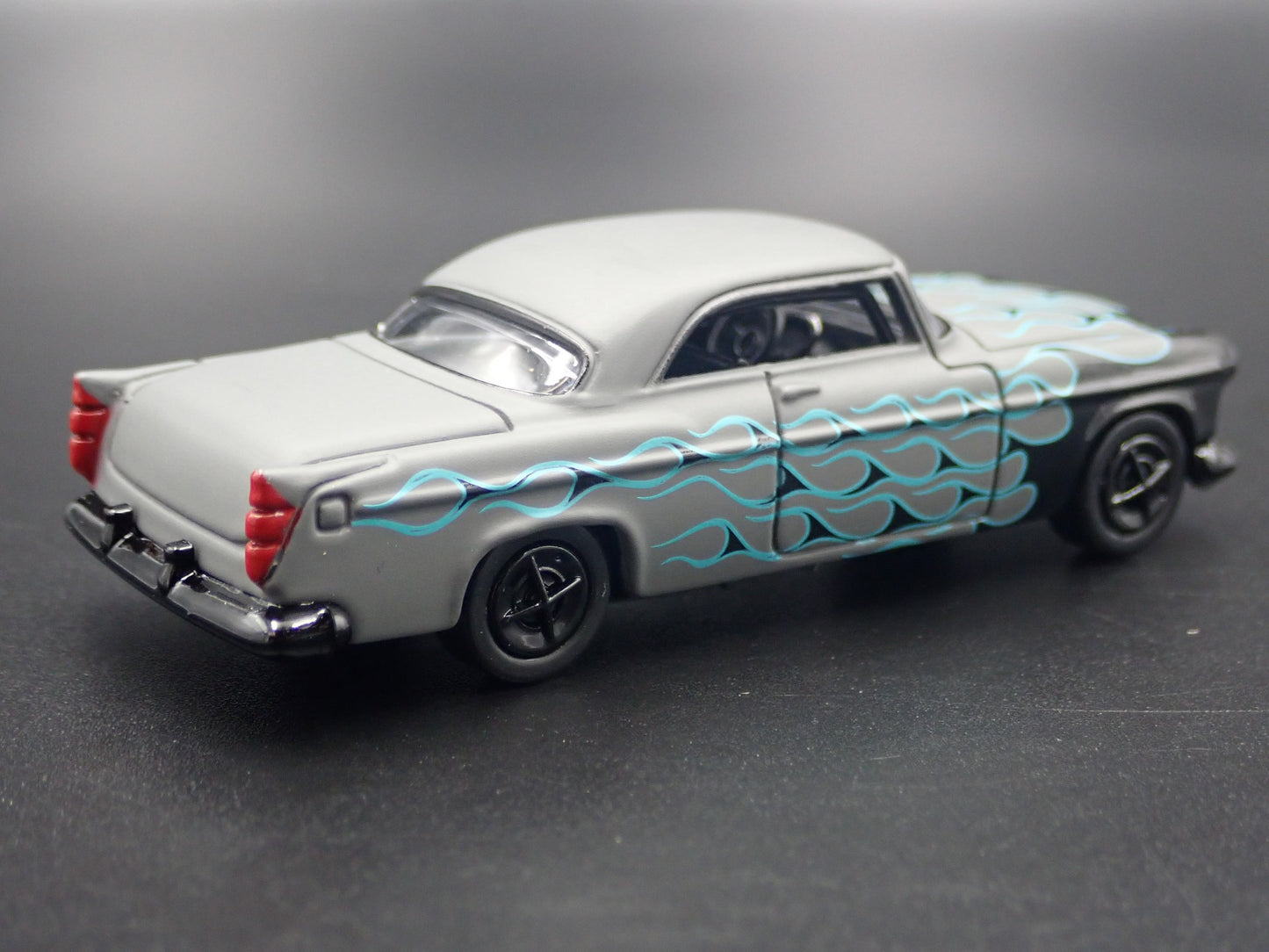 1955 55 CHRYSLER C300 GRAY RARE 1:64 SCALE COLLECTIBLE DIORAMA DIECAST MODEL CAR