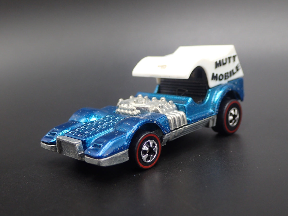 MUTT MOBILE HOT ROD BARN FIND PAINT FLAKE 1/64 SCALE DIORAMA DIECAST MODEL CAR-Burning Rubber Toy Company