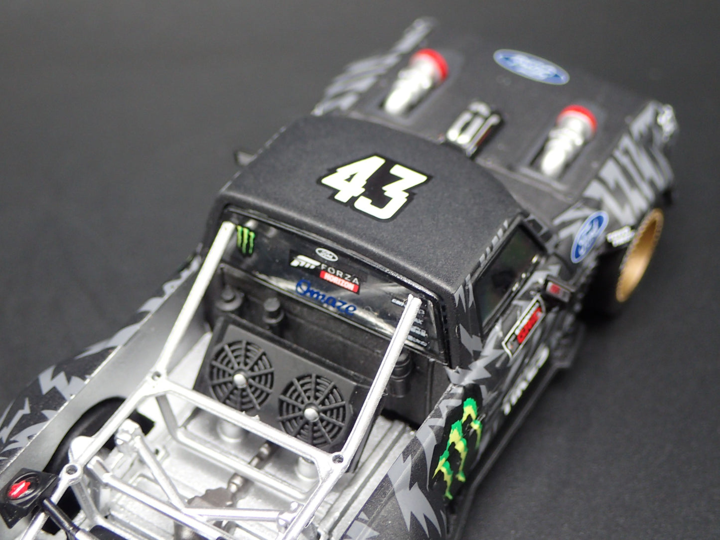 1977 FORD f150 HOONITRUCK KEN BLOCK MONSTER 1:64 SCALE DIORAMA DIECAST MODEL CAR