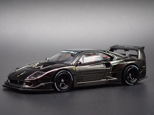 FERRARI F40 LBWK SUPER CAR 1:64 SCALE COLLECTIBLE DIORAMA DIECAST MODEL CAR