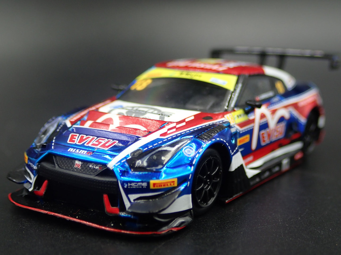NISSAN GTR R35 NISMO  GT3 - KCMG -10TH FIA GT WORLD 1:64 SCALE DIECAST MODEL CAR