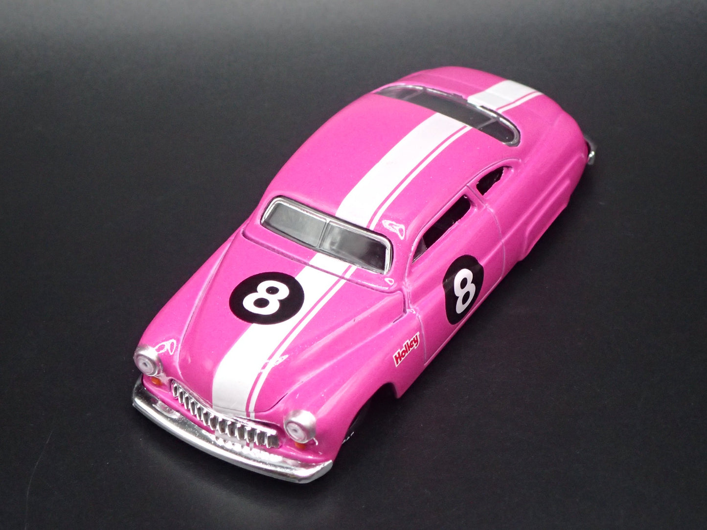 1949 49 MERCURY MERC COUPE HOLLEY PINK RARE 1:64 SCALE DIORAMA DIECAST MODEL CAR