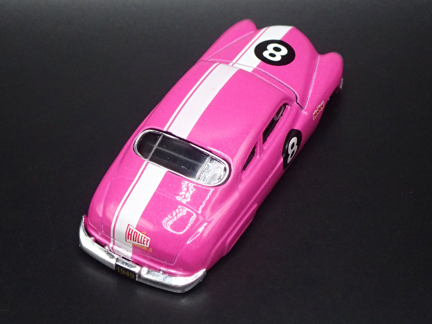 1949 49 MERCURY MERC COUPE HOLLEY PINK RARE 1:64 SCALE DIORAMA DIECAST MODEL CAR