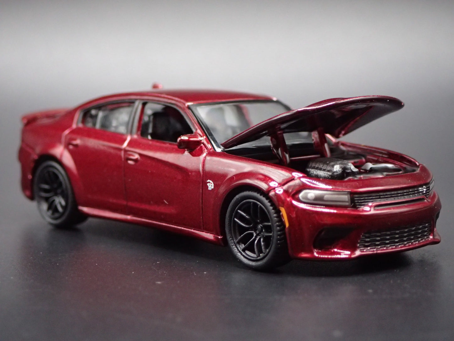 2021 21 DODGE CHARGER SRT HELLCAT REDEYE 1:64 SCALE DIORAMA DIECAST MODEL CAR