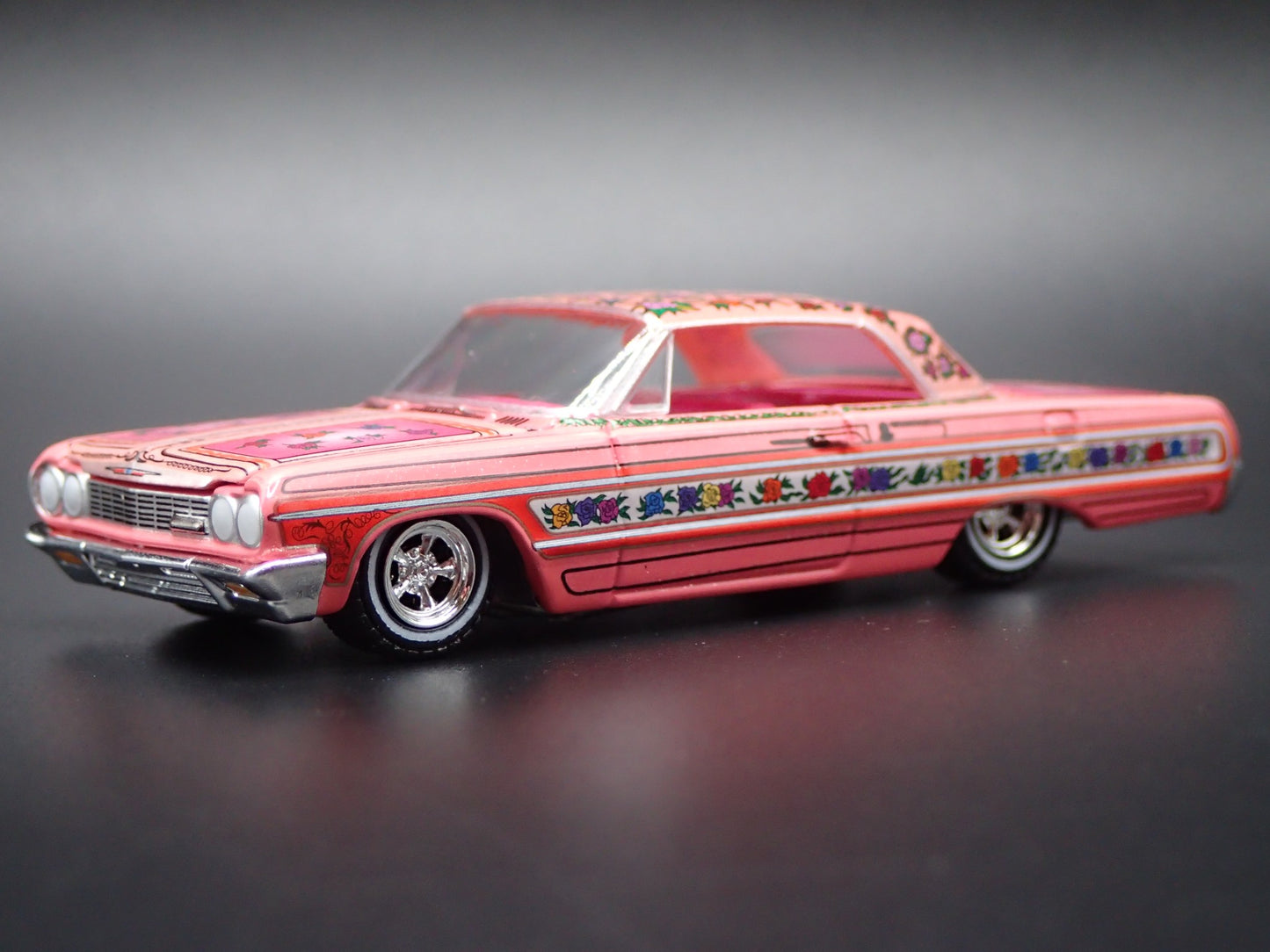 1964 64 CHEVY CHEVROLET IMPALA LOWRIDER GYPSY ROSE  1:64 SCALE DIECAST MODEL CAR