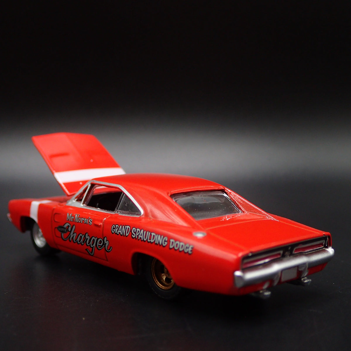 1969 69 DODGE CHARGER MR NORMS SUPER CHARGER NHRA 1:64 SCALE DIECAST MODEL CAR-Burning Rubber Toy Company