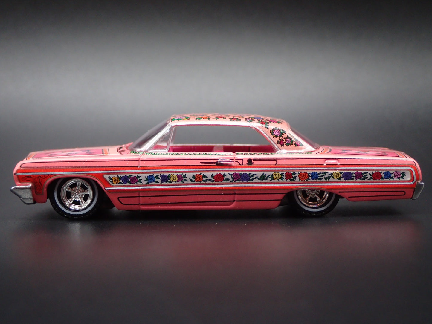 1964 64 CHEVY CHEVROLET IMPALA LOWRIDER GYPSY ROSE  1:64 SCALE DIECAST MODEL CAR