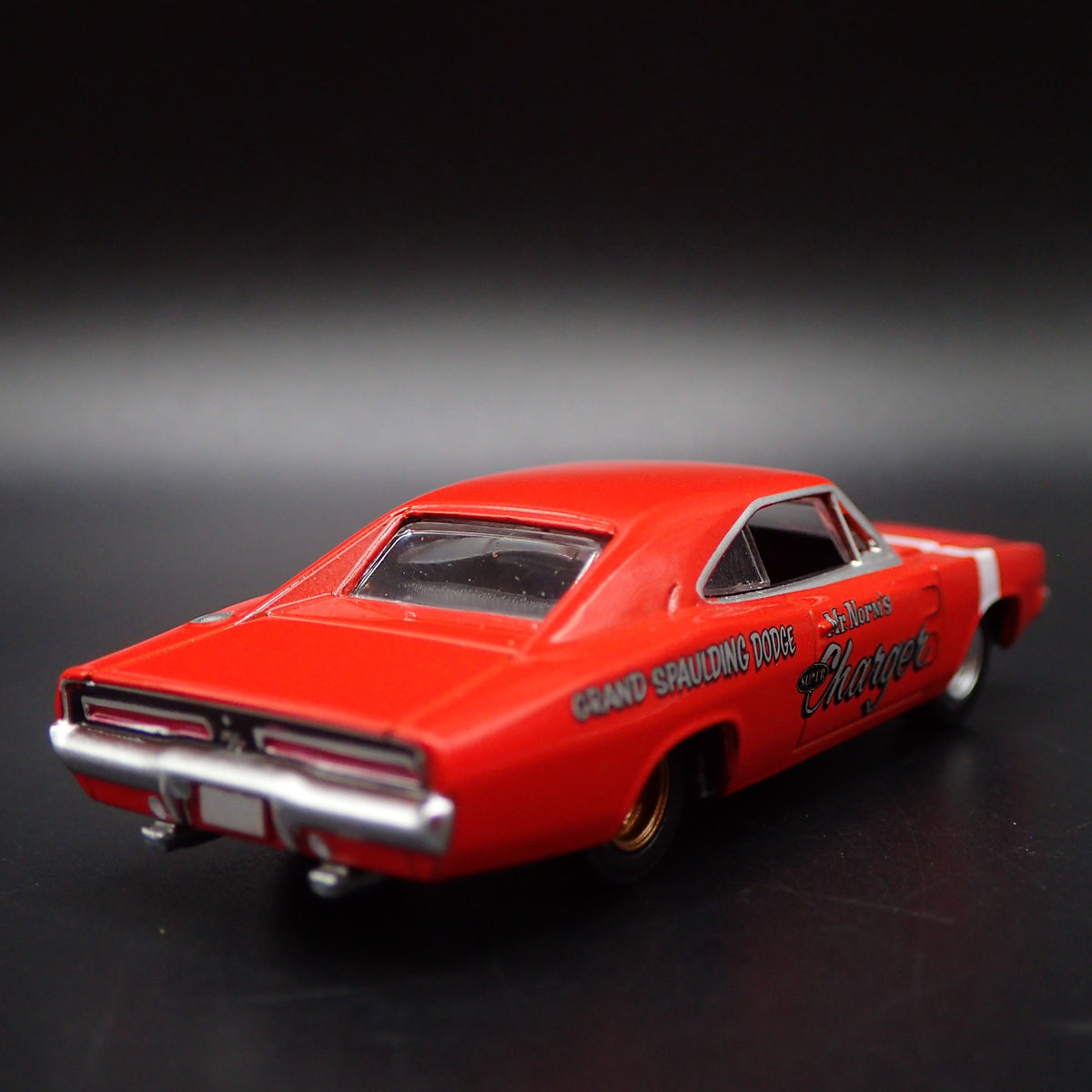 1969 69 DODGE CHARGER MR NORMS SUPER CHARGER NHRA 1:64 SCALE DIECAST MODEL CAR-Burning Rubber Toy Company