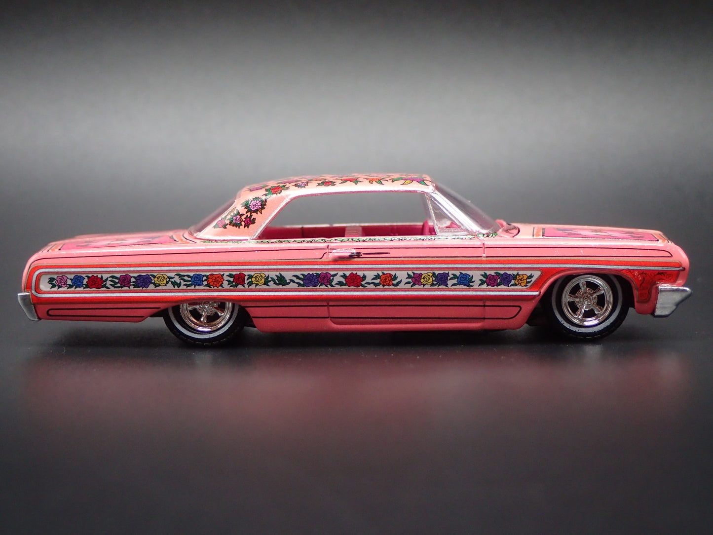 1964 64 CHEVY CHEVROLET IMPALA LOWRIDER GYPSY ROSE  1:64 SCALE DIECAST MODEL CAR