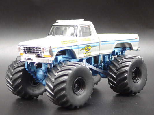 1979 79 FORD F250 MONSTER TRUCK CRIME TIME TROOPER 1/64 SCALE DIECAST MODEL CAR
