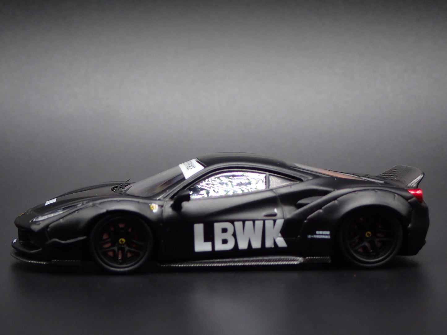 2015-2019 FERRARI 488 LBWK PERFORMANCE BLACK 1:64 SCALE DIECAST MODEL CAR