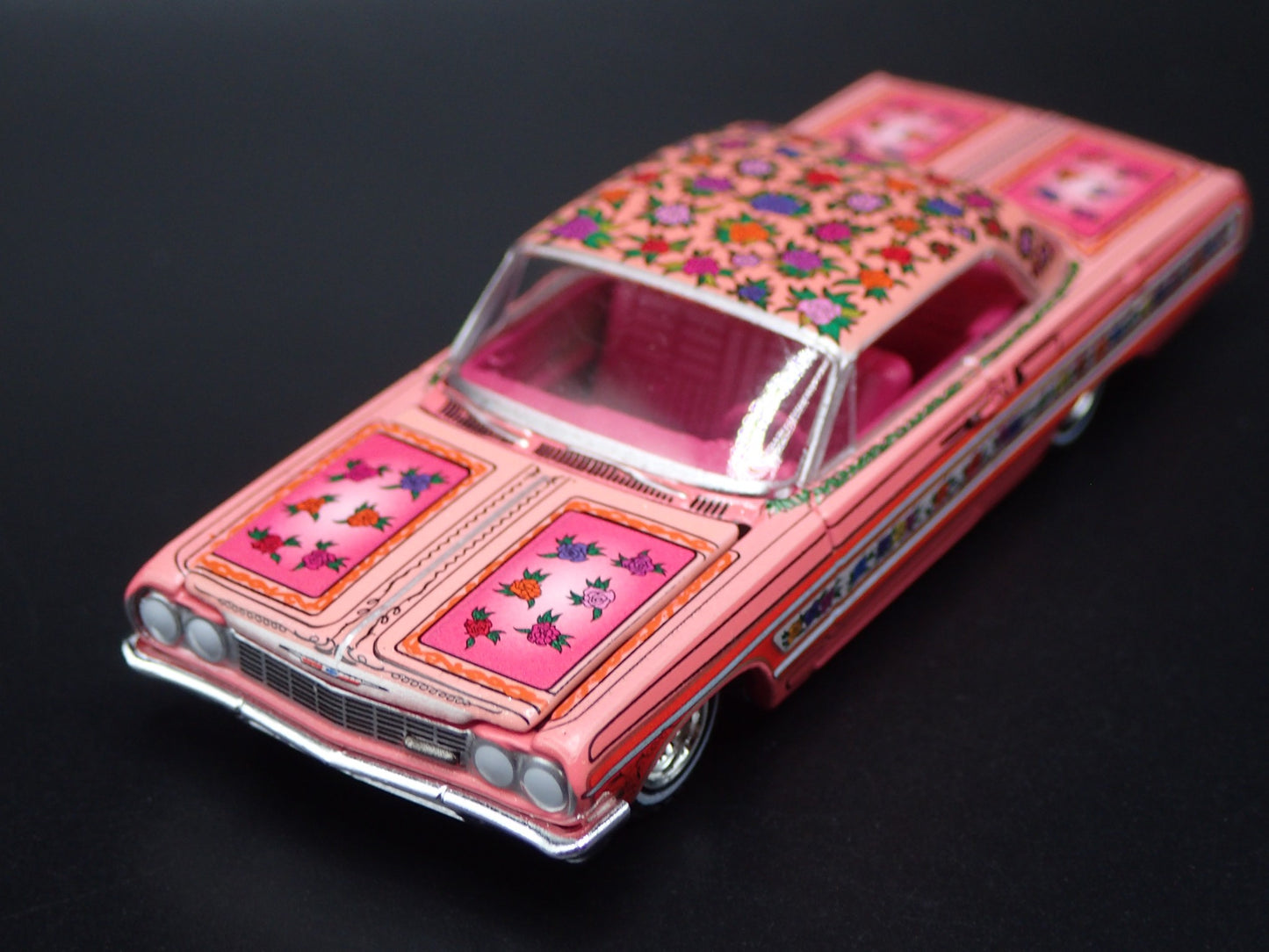 1964 64 CHEVY CHEVROLET IMPALA LOWRIDER GYPSY ROSE  1:64 SCALE DIECAST MODEL CAR