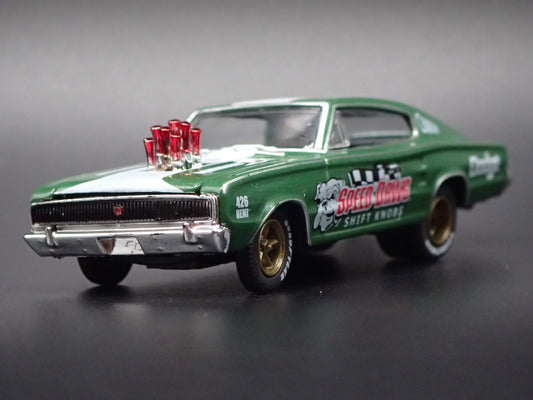1966 66 DODGE CHARGER GASSER SPEED DAWG 1/64 SCALE DIORAMA DIECAST MODEL CAR