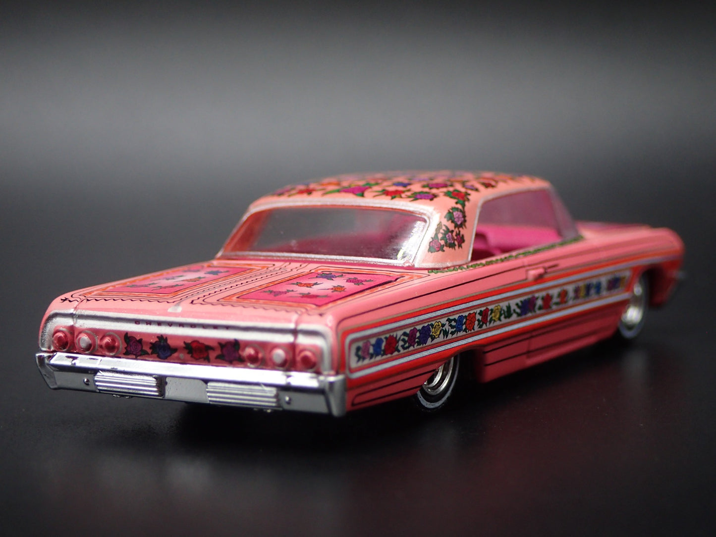1964 64 CHEVY CHEVROLET IMPALA LOWRIDER GYPSY ROSE  1:64 SCALE DIECAST MODEL CAR