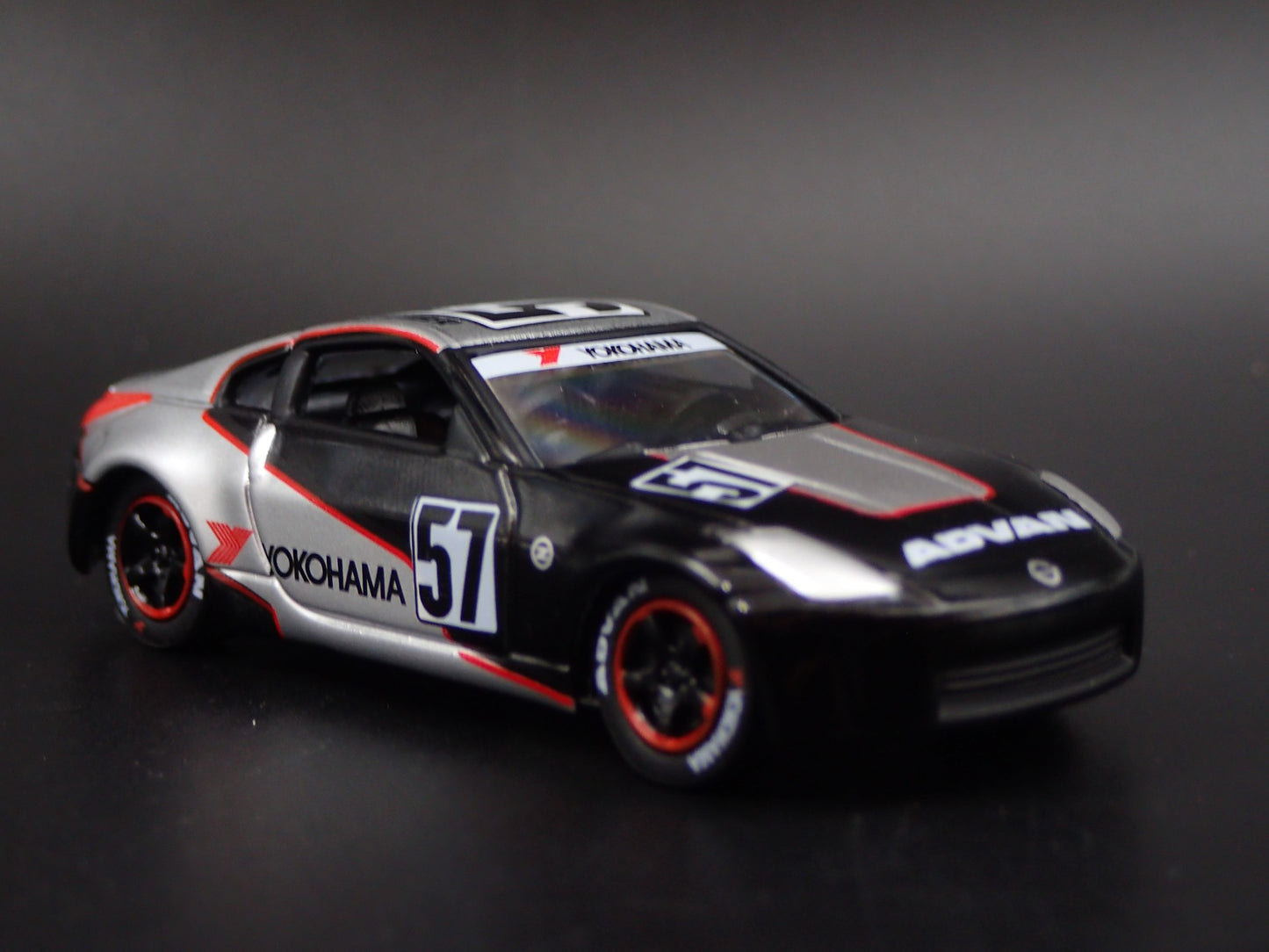 2003-2009 NISSAN 350Z JDM YOKOHAMA GT RACING BLACK 1:64 SCALE DIECAST MODEL CAR
