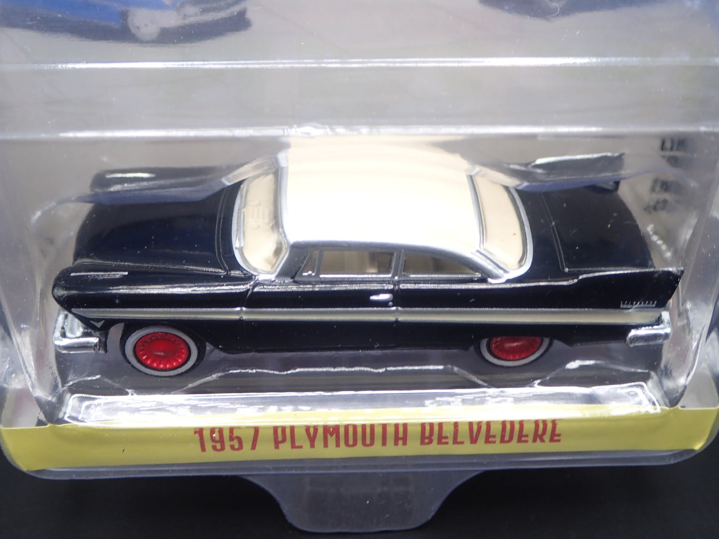 1957 PLYMOUTH BELVEDERE 2024 GREENLIGHT TARGET RED CHASE SHOWROOM FLOOR SERIES 6