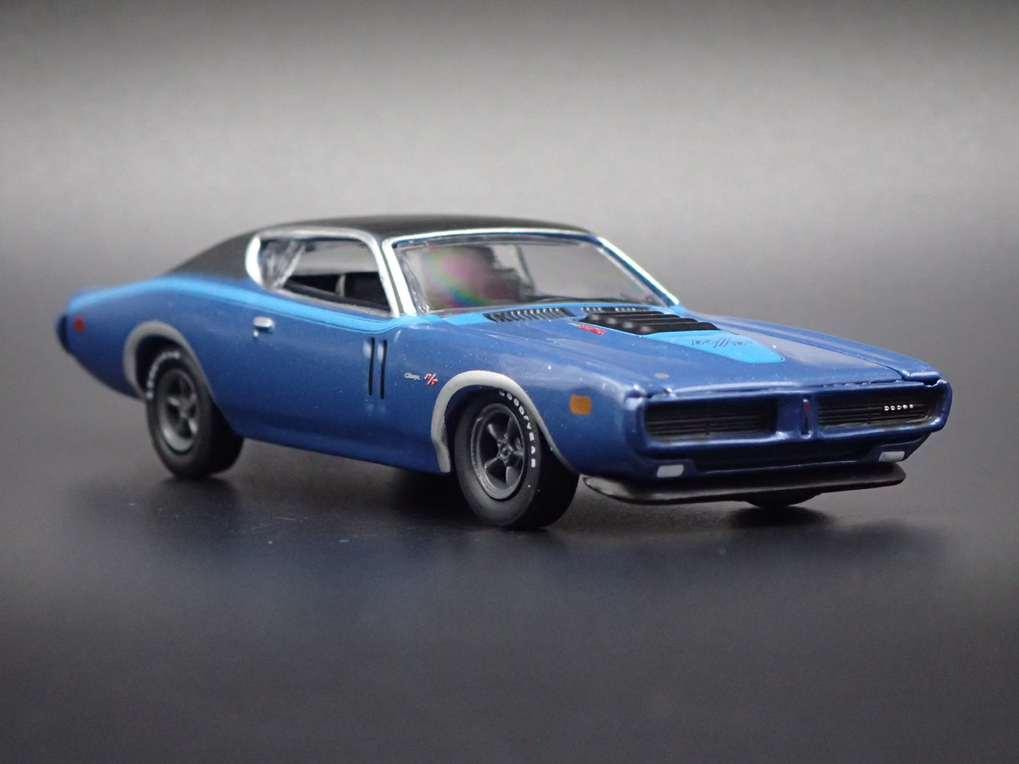 1971 71 DODGE CHARGER RT 440 PACK BLUE 1:64 SCALE COLLECTIBLE DIECAST MODEL CAR