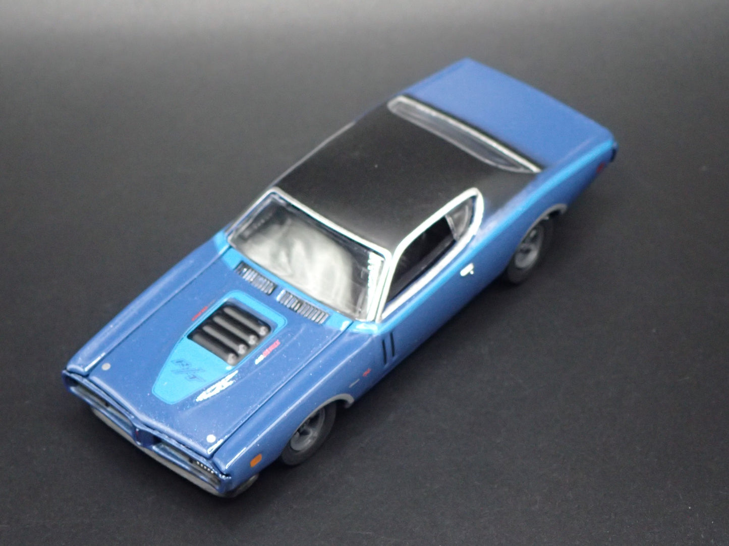 1971 71 DODGE CHARGER RT 440 PACK BLUE 1:64 SCALE COLLECTIBLE DIECAST MODEL CAR