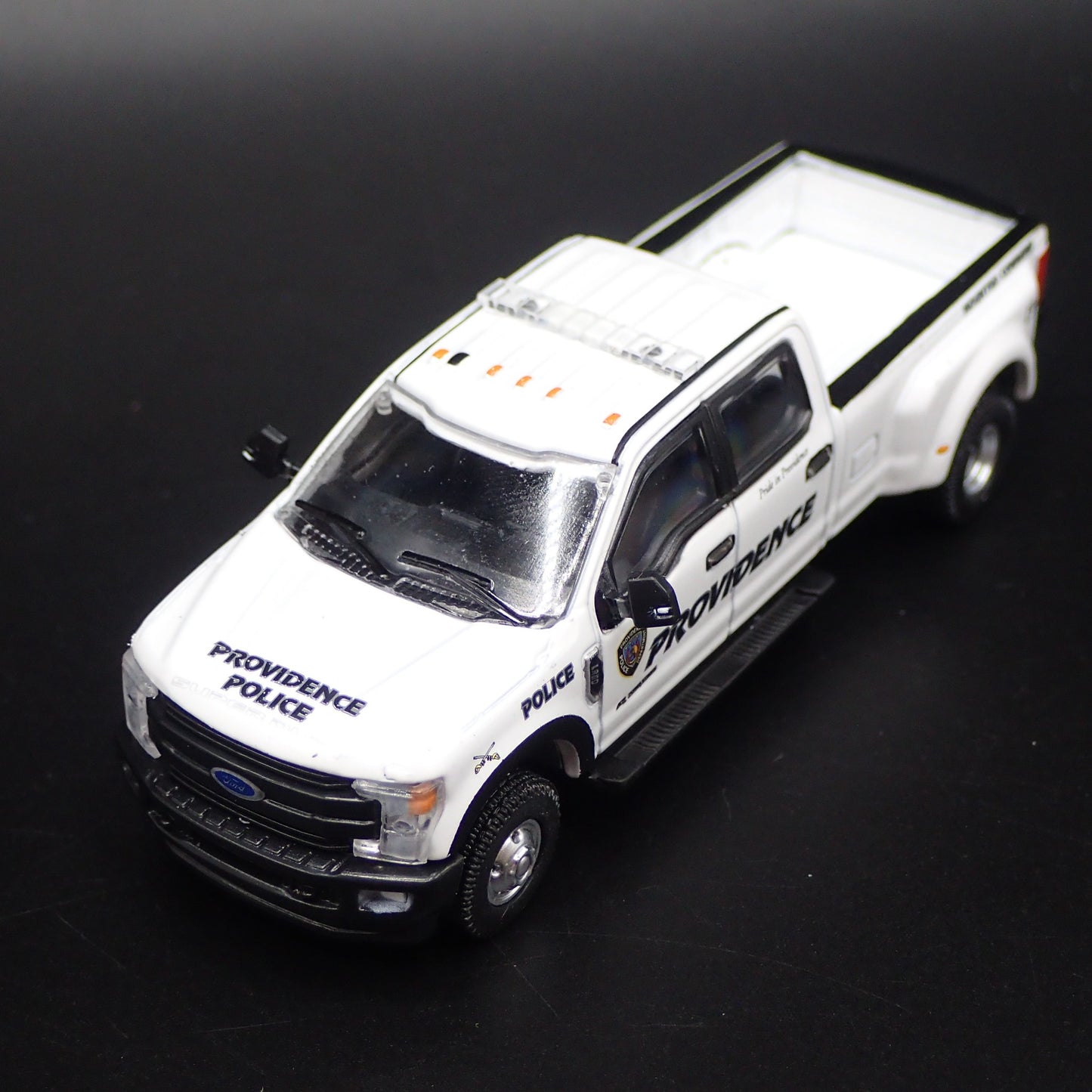 2018 18 FORD F350 DUALLY PROVIDENCE RI POLICE DEPT 1:64 SCALE DIECAST MODEL CAR