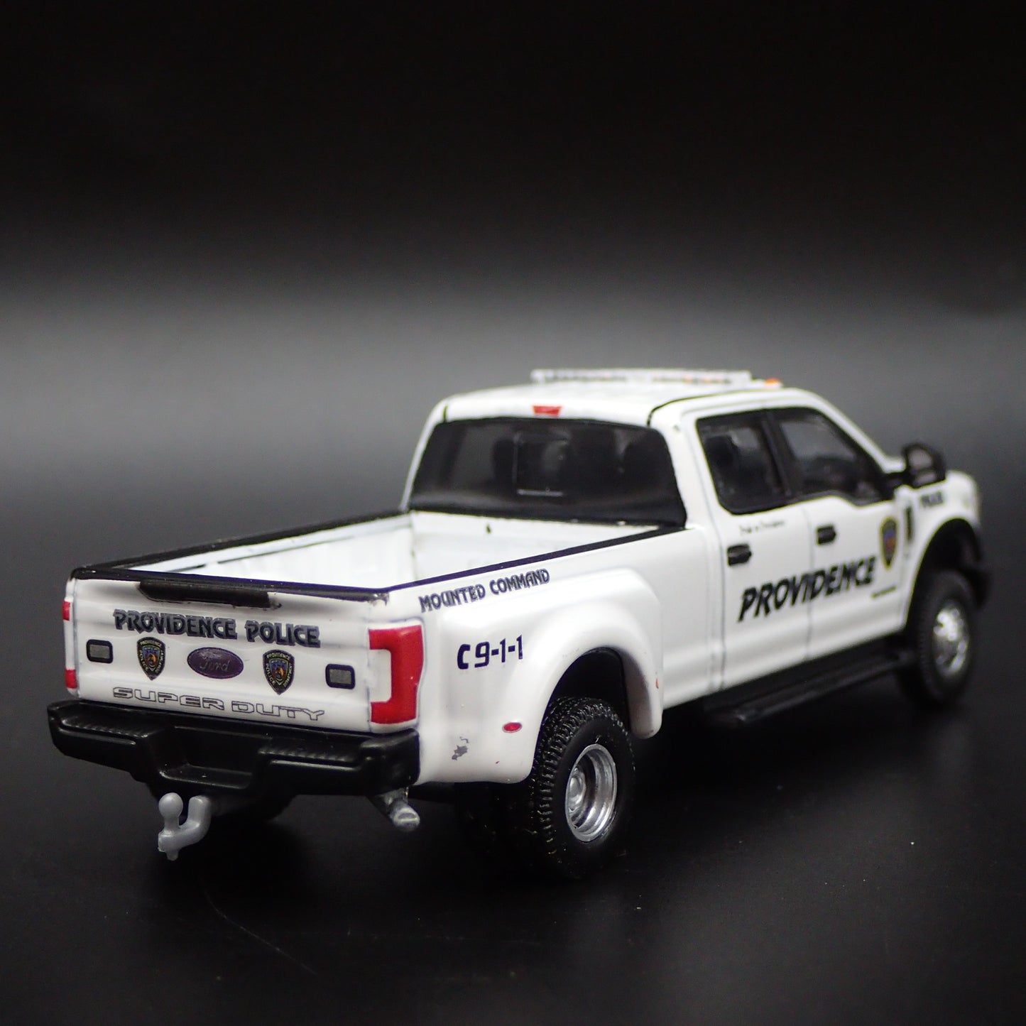 2018 18 FORD F350 DUALLY PROVIDENCE RI POLICE DEPT 1:64 SCALE DIECAST MODEL CAR