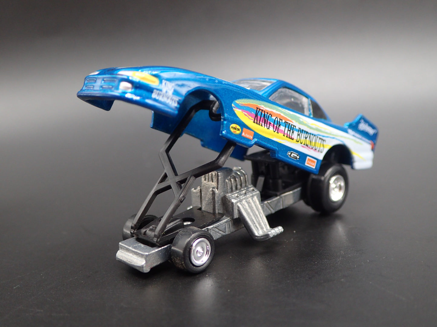 1995 DODGE AVENGER NHRA FUNNY CAR KING OF BURNOUTS 1/64 SCALE DIECAST MODEL CAR