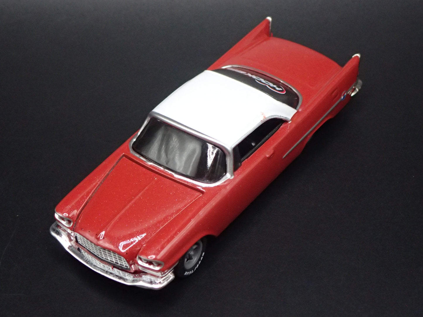 1957 57 CHRYSLER 300C BRICK RED 1:64 SCALE COLLECTIBLE DIORAMA DIECAST MODEL CAR