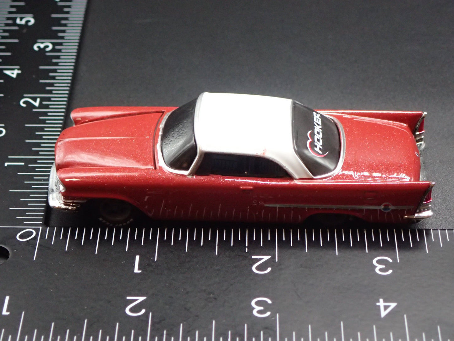 1957 57 CHRYSLER 300C BRICK RED 1:64 SCALE COLLECTIBLE DIORAMA DIECAST MODEL CAR
