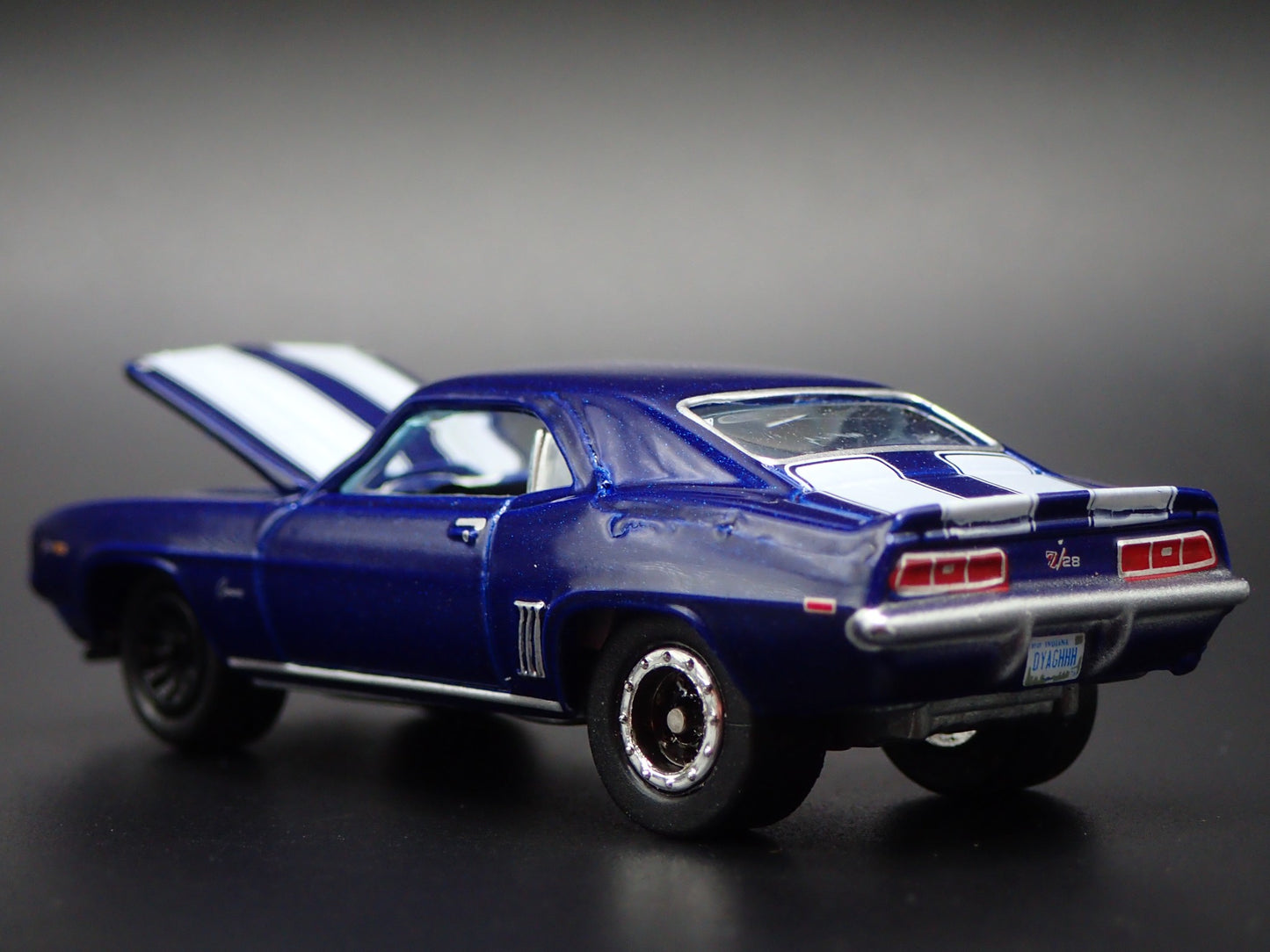 1969 69 CHEVY CHEVROLET CAMARO Z28 BLUE 1:64 SCALE COLLECTIBLE DIECAST MODEL CAR