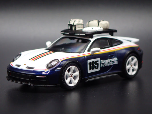 PORSCHE 911 DAKAR RALLYE OFF ROAD WHITE 1/64 SCALE COLLECTIBLE DIECAST MODEL CAR
