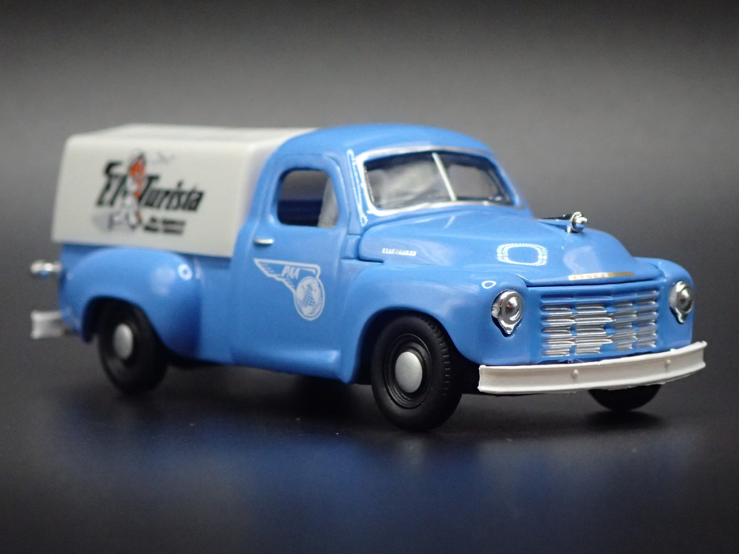 1950 50 STUDEBAKER 2R PICKUP TRUCK PAN AMERICAN AIR 1:64 SCALE DIECAST MODEL CAR